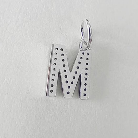 CLEARANCE!!   Pandora Initial M Dangling Charm - Picture 3 of 3
